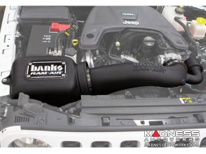 Jeep Wrangler JL Performance Air Intake - 3.6L V6 - Ram-Air - Dry Filter by Banks Power